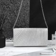 thumbnail image 3 of Bolso de mano para mujer, bolso formal de noche, bolso de mano brillante con sobre para fiesta, bolso de mano para boda, cóctel, graduación, para damas de honor., 3 of 5