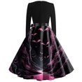 Halloween Dress, Halloween Gifts, Crew Neck Dress for Women, Halloween