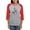 Heather/Red, variant on CafePress - Delta Chi Black And White Coat Of Arms Long Sleeve T Shirt - Womens Baseball Tee
