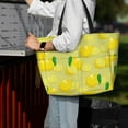 thumbnail image 7 of Gaeub Bright Lemons Beach Travel Bag, Multi-Pocket Beach Bag, Summer Vacation Bag, Beach Essentials Tote, 7 of 7