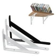 thumbnail image 3 of Sufanic 2 X Metal Shelf Bracket L Shape Thickened Corner Brace Shelf Right Angle Bracket, 3 of 10