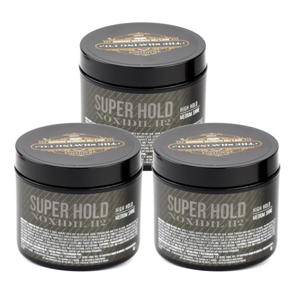 Kit X3 Pomada Cabello The Shaving Co Super Hold Noxidil H2 amarillo 1
