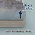 thumbnail image 3 of Juego De Sabanas Individuales Estampadas De Microfibra De Poliester 3 Piezas Diseño Elegante Amplias Textura Suave, 3 of 5