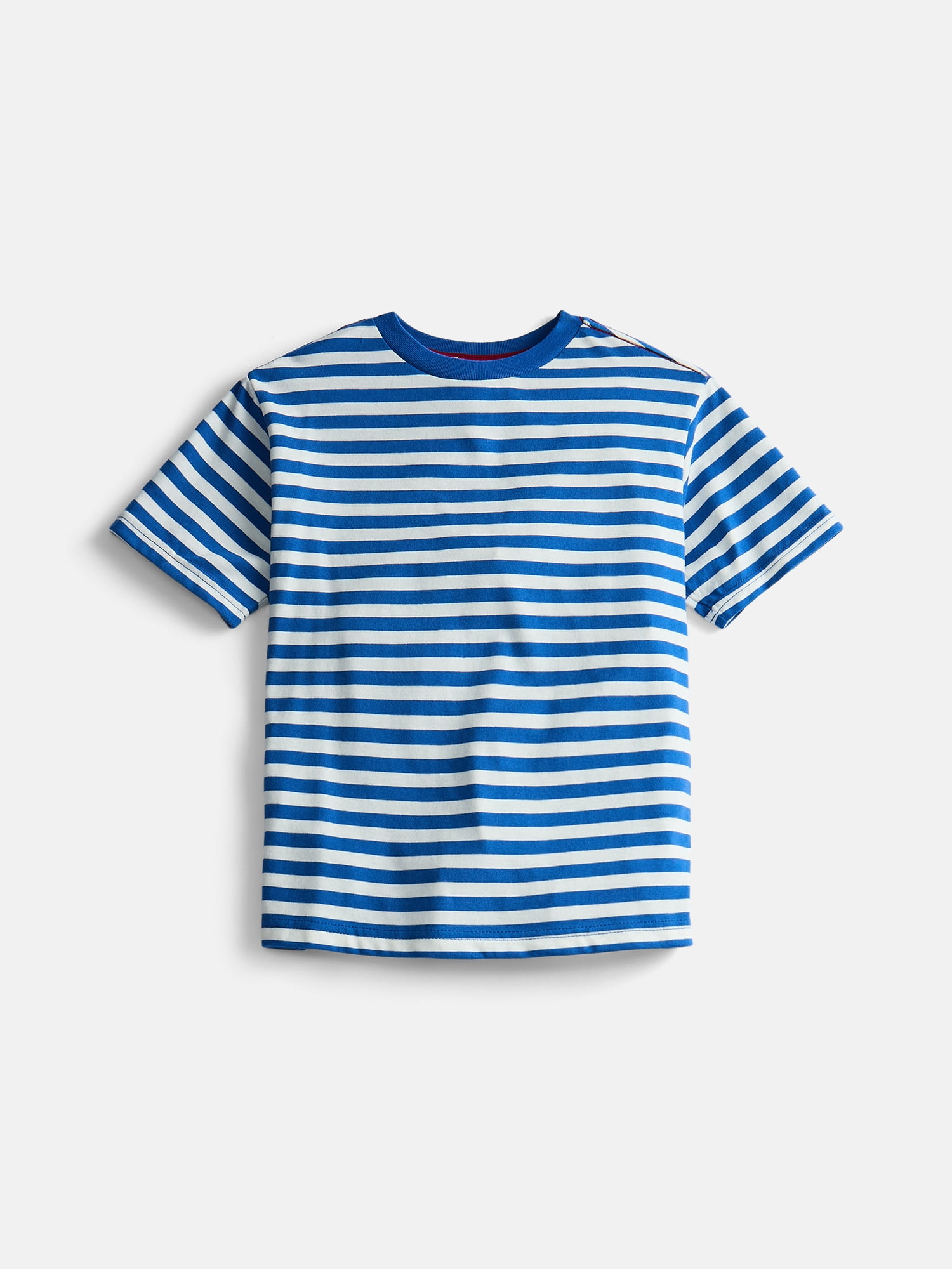Wonder Nation Little Boys' Crewneck Tee with Short Sleeves, 3-Pack, Sizes 4-10