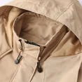 thumbnail image 4 of Nouvelle Mode et Élégance pour Femmes Printemps et Automne 2024 Veste Courte à Capuche Classique Vert Armée TP, 4 of 6