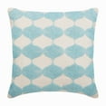 thumbnail image 1 of Sofa Cushion Cover, Decorative Pillow Covers, Blue 20x20 inch (50x50 cm) Moroccan Beaded Decorative Pillow Covers, Modern Style, Geometric Pattern - Between The Clouds, 1 of 3