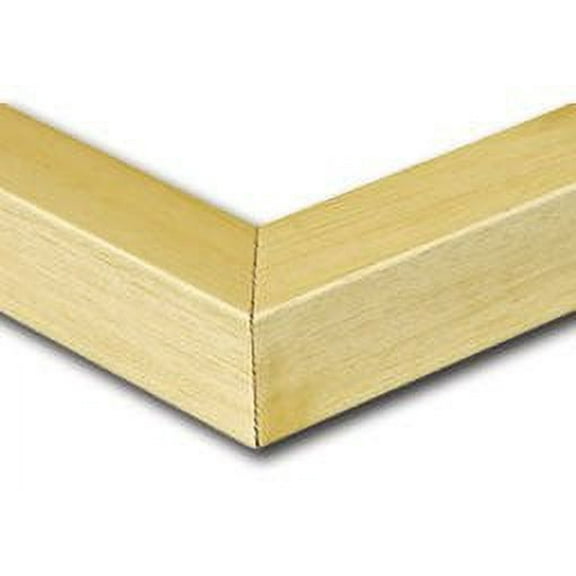 Nielsen Bainbridge 8" Ayous Sectional Frame Kit, Real Wood Picture Hanging Hardware with Flat Face, Natural Finish, Easy Assembly, Sturdy & Timeless