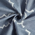 thumbnail image 4 of Mainstays Heathered Embroidered Sheer Curtain Panel Pair, Set of 2, Washed Indigo, 37"W x 84"L, 4 of 9