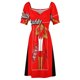 thumbnail image 5 of Buddy Franklin 1000 objetivos Vestido de manga corta vestido vendaje vestidos de noche damas, 5 of 7