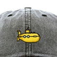 thumbnail image 2 of Dalix Submarine Cotton Dad Hat Adjustable Soft Baseball Cap Mens in Washed Black, 2 of 5