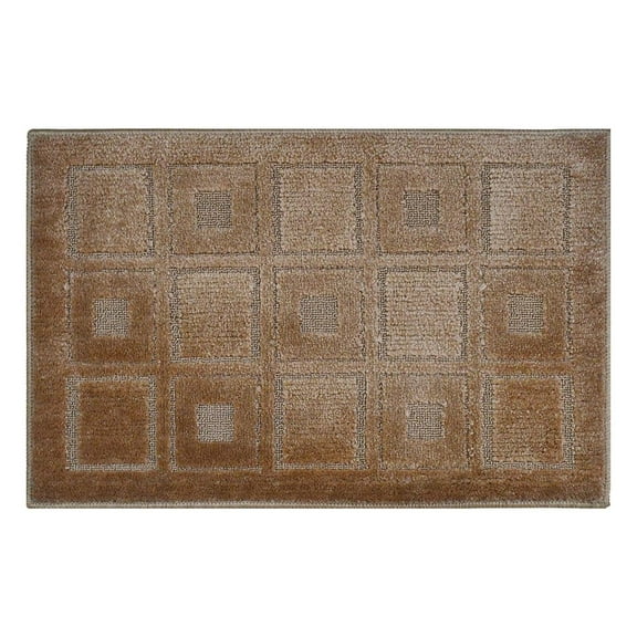 Non Slip Front Door Mat Entrance Welcome Doormat Low Profile Entry Mats Absorbent Resist Dirt Rug Indoor Outdoor Floor Rugs for Home Entryway (Coffee)