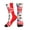 1 Black, variant on Men's America-Mexican Flag Novelty Athletic Socks Women's Digital Printing Funky Patterned Crew Socks