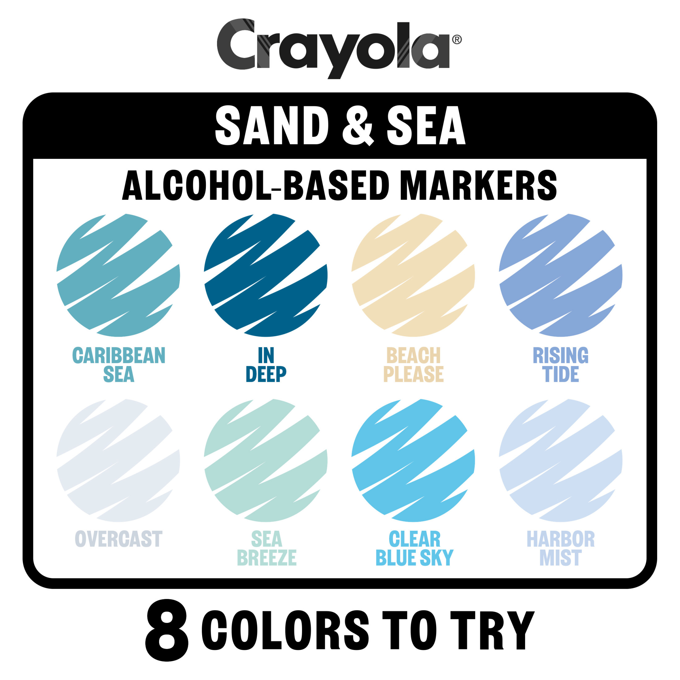 Crayola Color Collections Dual-Tip Markers Sand & Sea photo 4