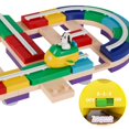 thumbnail image 4 of 36/82pcs Building Block Track 2 Speeds DIY Race Car Track for Improving Fine Motor Skills Race Track Building Block Track, 4 of 7