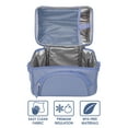 thumbnail image 3 of Bentgo Deluxe Lunch Bag - Durable and Insulated Lunch Tote with Zippered Outer Pocket, Internal Mesh Pocket, Padded & Adjustable Straps, & 2-Way Zippers - Fits Most Bentgo Lunch Boxes (Slate), 3 of 7