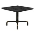 thumbnail image 3 of Neum Bistro Table Black Dining Table, Modern Style, Faux Wood MDF square shape tabletop, Plywood, Indoor Dining, 3 of 5