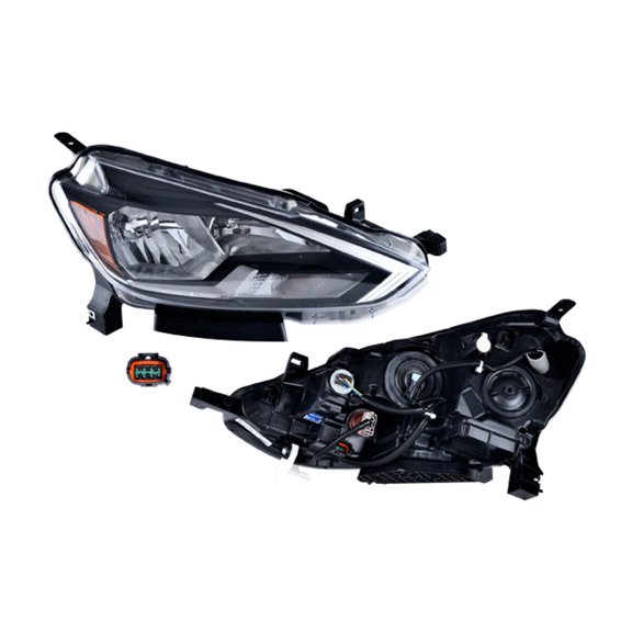 Faro Sentra 2017 A 2019 Nissan Der Fdo Negro DEPO .