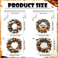 thumbnail image 3 of HUASHENG Halloween Bat Pumpkin 2D Acrylic Pendant Window Decoration Porch Hanging Decoration Props, 3 of 9
