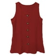 thumbnail image 6 of Bovemsi Women's Tanks & Camis 2025 New Ribbed Tank Top Round Neck Button Knitted Camisoles for Under Clothes, 6 of 7