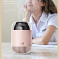 thumbnail image 1 of Large Capacity Air Humidifier with Night Office Sleeping 4 Light Portable Car-interior Diffuser Rechargeable Mist Maker Sprayer Living Room Pink, 1 of 8