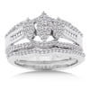 3/4 Carat Diamond 14kt White Gold Bridal Set