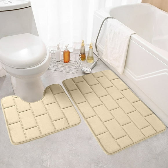 Tapetes absorbentes, de drenaje rápido, ligeros, antideslizantes, para baño, fáciles de limpiar, para cocina, para entrada, de tela resistente, de plástico, para el hogar, para dormitorio