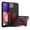 Black+Winered, variant on for Samsung Galaxy A22 5G Case: Military Grade Protection Shockproof Phone Cover Build-in Hidden Kickstand & Rugged TPU Shell | Matte Durable Drop Proof Heavy Duty Case,Green Rose