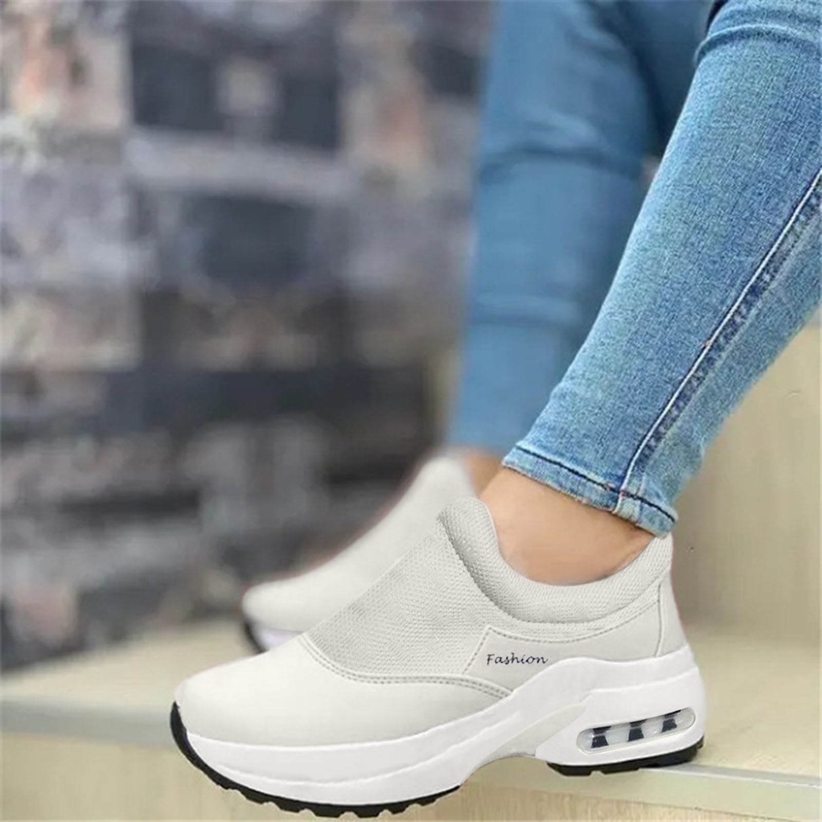 Cropped View Five Multicultural Women Underwear Sneakers Body