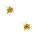 thumbnail image 1 of Ounissouiy Flores artificiales ramo falso hogar jardín boda fiesta decorativa Type2 NO2, 1 of 6