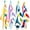Pink/Summer/Green/Orange, variant on Whale Flotilla 4 Pack Large Quick Dry Beach Towel (30"x60"), Microfiber Sand-Free Beach Towel Set, Super Absorbent Compact Pool Travel Accessories, Purple/Black/Blue/Navy