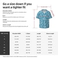 thumbnail image 5 of Goofa Beautiful Floral Printed Men's Casual Short-sleeved Shirt,Lightweight Breathable Button-down,Summer Casual men's top,Versatile Fashion shirt-4X-Large, 5 of 7