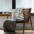 thumbnail image 3 of Abstract Pillow Covers - Black and White Pillow Covers, Accent Pillows 18x18 Pillow Cover, Flannel,Home Living Room Decor, Couch Pillows for Living Room, Black and White Decorative Pillows, 3 of 6