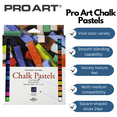 thumbnail image 2 of Pro Art Chalk Pastels Square 24pc Vivid Colors – Soft Pastels for Artists, Pastel Crayons, Chalk Pastel Sticks, Art Drawing Supplies for Sketching and Blending, 2 of 7