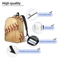 thumbnail image 3 of Coaee Vintage Baseball for Canvas Backpack for Hiking, Camping, Traveling, and Daily Use-Medium, 3 of 5
