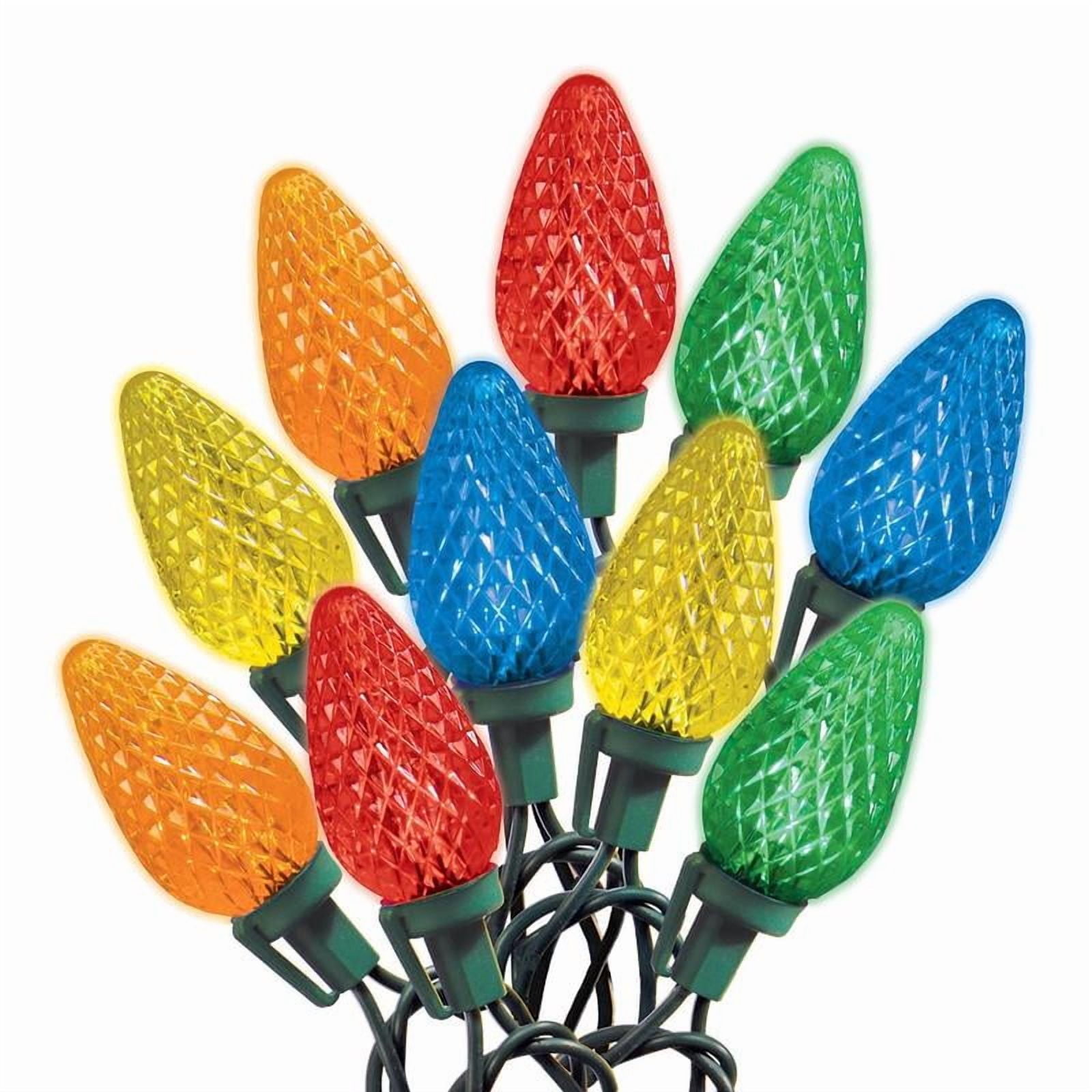 Celebrations 9045908 49 ft. LED C9 Multicolored Light Set - 75 Count