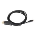 thumbnail image 2 of Cable tipo C a Displayport 4K HD chapado en oro para evitar interferencias Cable tipo C a DP de 10 Gbps para TV proyector PC 5,9 pies, 2 of 5
