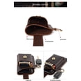 thumbnail image 4 of Anvirtue Leather Mobile Phone Bag Universal Multifunctional Belt Pack Men Waist Case Holster Cover Belt Wallet Carrying Phone Wallet, 4 of 7
