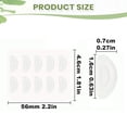 thumbnail image 3 of BESEW7 Silicone Adhesive Nose Pads for Glasses, Soft Anti-Slip Eyeglass Repair Kit for Eyeglasses Sunglasses Reading Glasses Replacement White 10PC, 3 of 8