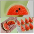 thumbnail image 3 of unbranded 6 Pcs Simulated Watermelon Slices Artificial Fruits, 3 of 8