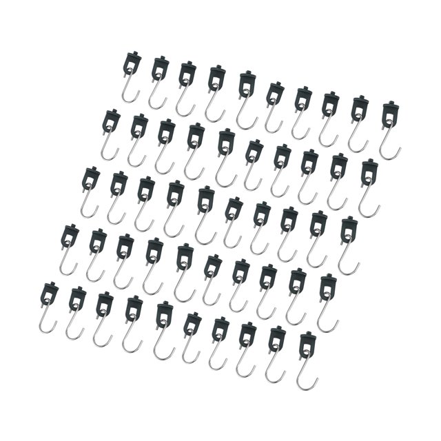 Ganchos con Clips giratorios para invernadero juego de 50 ganchos para invernadero colgadores para balcones y jardines ANGGREK Otros