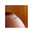 thumbnail image 3 of Signature Design by Ashley Embersen Contemporary 7.5" Glass with Grid Texture Tabletop Vase, Yellow, Orange, & Brown, 3 of 3