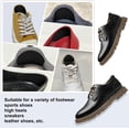 thumbnail image 2 of Reparación de tacones de zapatos, 4 pares de parches autoadhesivos para el interior del zapato para agujeros, kit de reparación de agujeros de zapatos para zapatillas, zapatos de cuero, tacones altos, 2 of 5