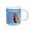 White, variant on 3drose, a Little Bird Told Me - European Robin, Erithacus Rubecula, Robin, Robin Redbreast, Bird, Wildlife, 11oz Mug