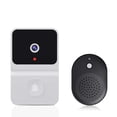 thumbnail image 1 of Electrodomésticos Timbre de video inalámbrico inteligente con control remoto Timbre visual inteligente Intercomunicador para el hogar Visión nocturna HD Wifi Timbre de seguridad recargable Timbre WiFi, 1 of 2
