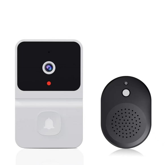 CEHVOM Smart Wireless Remote Video Doorbell Intelligent Visual Doorbell Home Intercom HD Night Vision Wifi Rechargeable Security Door Doorbell Clearance