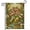 D, variant on XaaKee small garden flags, Vintage boho art earthy color palette yard flags, Double-sided High-Quality White Linen garden flag for backyard decor, 12x18Inch