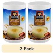 (2 pack) Quaker Instant Oats Cinnamon Cereal Mix, 12.3 oz