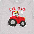 thumbnail image 4 of Inktastic Farmer Tractor Little Sis Girls Baby T-Shirt, 4 of 5
