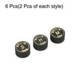 thumbnail image 3 of Uxcell 12mm H/M/S Glue on Laminated Pool Billiard Stick Cue Tips Kit 6 in 1, Black, 3 of 5