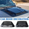 thumbnail image 2 of Hood Scoops For Cars, Hood Vent Trim Cover Engine Cooling Aerodynamic Design, Universal Engine H-ood Vent Decorative, Universal for Most Cars, 2 of 8